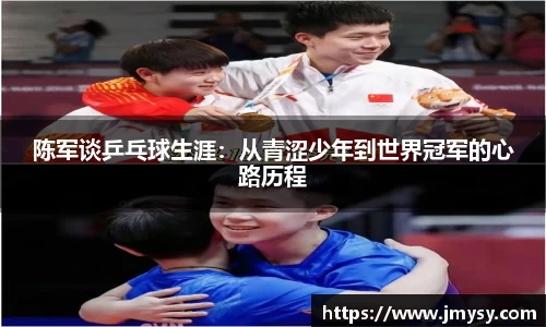 陈军谈乒乓球生涯：从青涩少年到世界冠军的心路历程